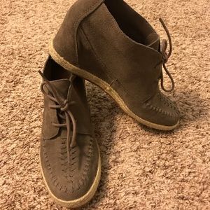 Suede Crown Royal Booties